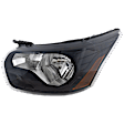Driver Side Halogen Headlight, With bulb(s), CAPA Certified