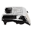 Passenger Side Headlight, with Bulb, Halogen, Clear Lens, CAPA Certified