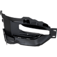 Front, Passenger Side Fog Light Trim, Textured Black, CAPA CERTIFIED