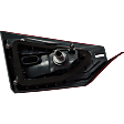 Passenger Side, Inner Tail Light, with Bulb, Halogen, Clear and Red Lens, Mounts On Luggage Lid, S/SE/Sport Models, CAPA CERTIFIED