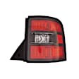 Passenger Side Tail Light, With bulb(s), Halogen, Clear and Red Lens CAPA CERTIFIED