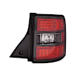 Passenger Side Tail Light, With bulb(s), Halogen, Clear and Red Lens CAPA CERTIFIED