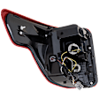 Passenger Side LED Tail Light, with Bulb, CAPA Certified
