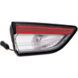 Driver Side, Inner LED Tail Light, With bulb(s), Clear & Red Lens, CAPA Certified