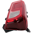 Passenger Side Halogen Tail Light, With bulb(s), OE Replacement, CAPA Certified