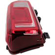 Passenger Side Halogen Tail Light, With bulb(s), OE Replacement, CAPA Certified