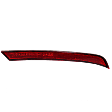 Rear, Driver Side Bumper Reflector, CAPA Certified