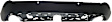 Rear, Lower Textured Bumper Cover, CAPA Certified