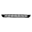 Front, Center Bumper Grille, Black