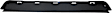 Front, Driver or Passenger Side Bumper Trim, Textured Black, CAPA Certified