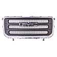 Grille Assembly, Chrome Shell with Dark Gray Insert, CAPA CERTIFIED