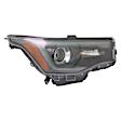 Passenger Side Headlight, with Bulb, Halogen/LED Combo, with LED Daytime Running Lamps, without Logo, with All Terrain Package