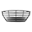 Grille Assembly, Painted Silver Shell and Insert, CAPA CERTIFIED