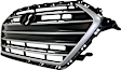 Grille Assembly, Painted Silver Shell with Black Insert