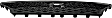 Grille, Paintable, 4 Cyl., 2.0L Engine, CAPA CERTIFIED