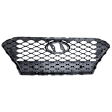 Grille, Painted Silver Shell with Black Insert, 4 Cyl., 1.6L Engine