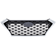 Grille Assembly, Chrome Shell with Painted Black Insert, CAPA CERTIFIED
