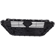 Center Grille Painted Black Shell with Painted Dark Gray Insert