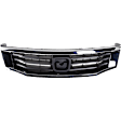 Grille Shell and Insert, Chrome Shell with Black Insert