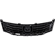 Grille Shell and Insert, Chrome Shell with Black Insert