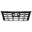 Grille, Chrome Painted Smoke Black