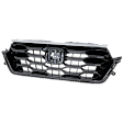 Grille Shell and Insert, Chrome Shell with Black Insert CAPA Certified