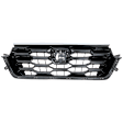 Grille Shell and Insert, Chrome Shell with Black Insert CAPA Certified