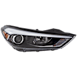 Driver Side Halogen Headlight, With bulb(s), OE Replacement, CAPA Certified