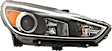 Passenger Side Headlight, with Bulb, Halogen, Clear Lens, CAPA Certified