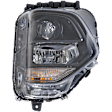 Passenger Side Halogen Headlight, With bulb(s), OE Replacement, CAPA Certified
