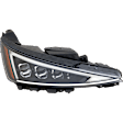 Passenger Side Headlight, with Bulb, LED, Clear Lens