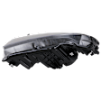 Driver Side LED Headlight, With bulb(s), OE Replacement