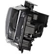 Driver Side LED Headlight, With bulb(s)