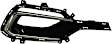 Front, Passenger Side Fog Light Trim, Black