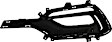 Front, Passenger Side Fog Light Trim, Black