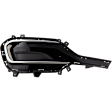 Front, Driver Side Fog Light Trim, Black, 4 Cyl., 2.4L Engine, CAPA CERTIFIED