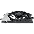 Radiator Fan -  Includes Blade, Motor and Shroud, With Resistor, Reservoir and Cap, Square, 3-Pin