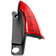 Passenger Side, Upper Tail Light, With bulb(s), Halogen, Clear and Red Lens CAPA CERTIFIED