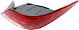 Passenger Side Tail Light, with Bulb, Halogen, Clear and Red Lens, Sedan, CAPA CERTIFIED