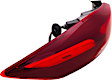 Driver Side, Outer Tail Light, with Bulb, Halogen, Clear Lens, CAPA CERTIFIED
