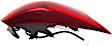 Driver Side, Outer Tail Light, with Bulb, Halogen, Clear Lens, CAPA CERTIFIED