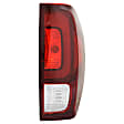 Passenger Side Tail Light, with Bulb, Halogen, Clear and Red Lens, 6 Cyl., 3.5L Engine, CAPA CERTIFIED