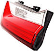Passenger Side, Inner Tail Light, with Bulb, LED, Clear and Red Lens, CAPA CERTIFIED