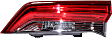 Driver Side, Inner Tail Light, with Bulb, LED, Clear and Red Lens, CAPA CERTIFIED