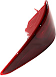 Driver Side, Outer Tail Light, With bulb(s), Halogen, Red Lens CAPA CERTIFIED