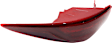 Driver Side, Outer Tail Light, With bulb(s), Halogen, Red Lens CAPA CERTIFIED
