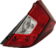 Passenger Side, Outer Tail Light, with Bulb, Halogen, Clear and Red Lens, 4 Cyl., 1.5L Engine, CAPA CERTIFIED