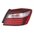 Passenger Side, Outer Halogen Tail Light, With bulb(s), OE Replacement, CAPA Certified