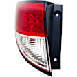 Driver Side, Outer Tail Light, With bulb(s), LED CAPA CERTIFIED