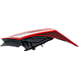 Driver Side Tail Light, with Bulb, Halogen, Clear and Red Lens, CAPA CERTIFIED